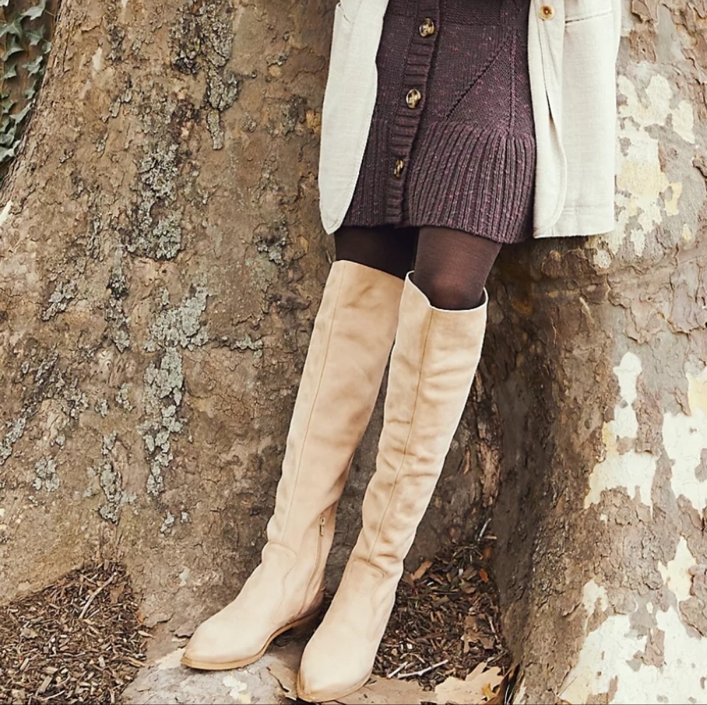 Free People Brenna Over The Knee Slouchy Boots